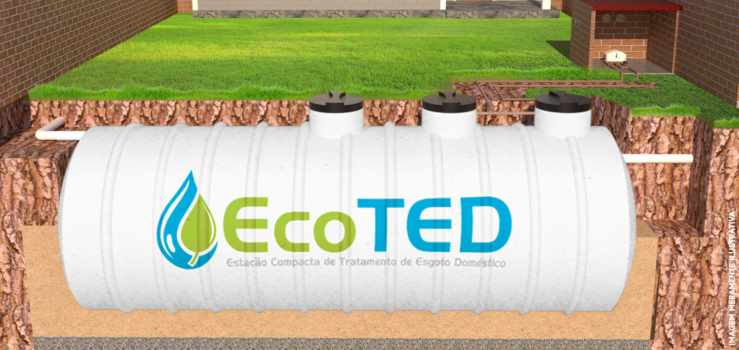 Tratamento de Esgoto - Conheça a EcoTED da ECOCASA