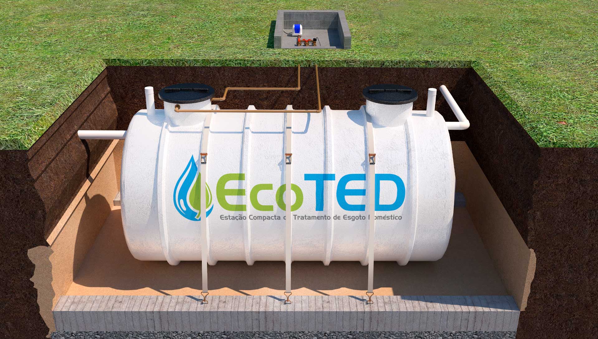 EcoTED - A Estação Compacta de Tratamento de Esgoto Doméstico da EcoCasa